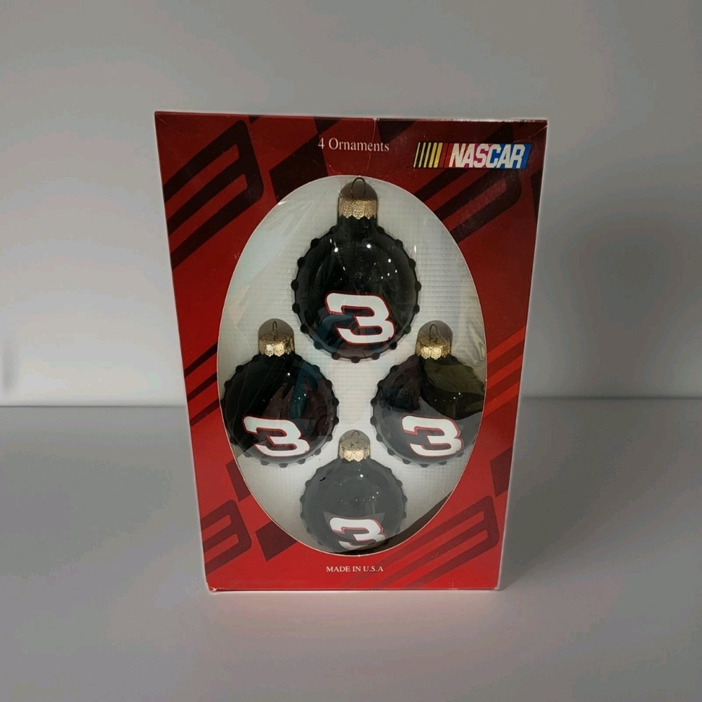 Vintage Dale Earnhardt Jr. #3 Nascar Ornaments From 2004 - Picture 2 of 6